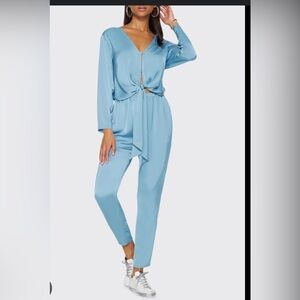 Ramy Brook Alec V-Neck Jumpsuit